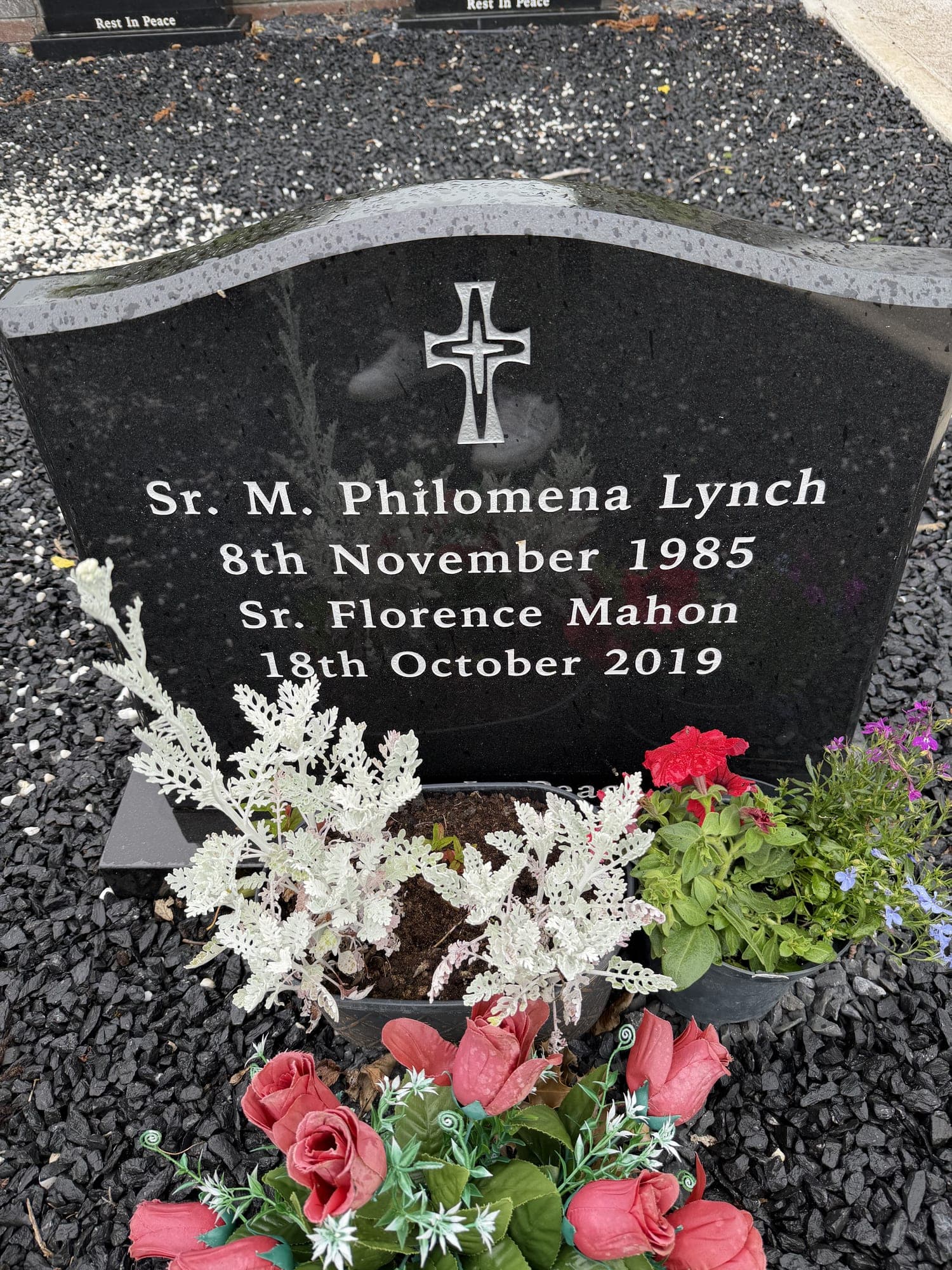 Headstone of Sister M. Philomena Lynch